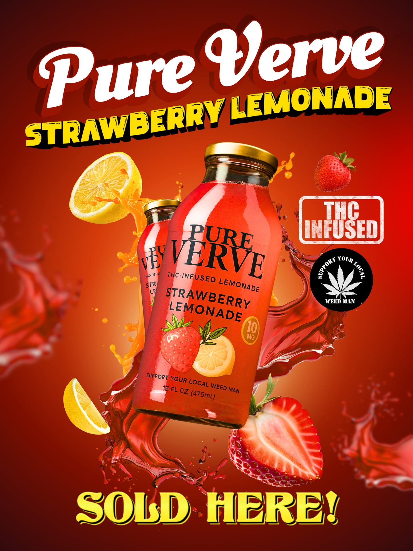 Pure Verve Strawberry Lemonade